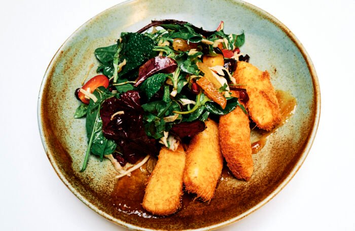 KUNAFA HALLOUMI SALAD